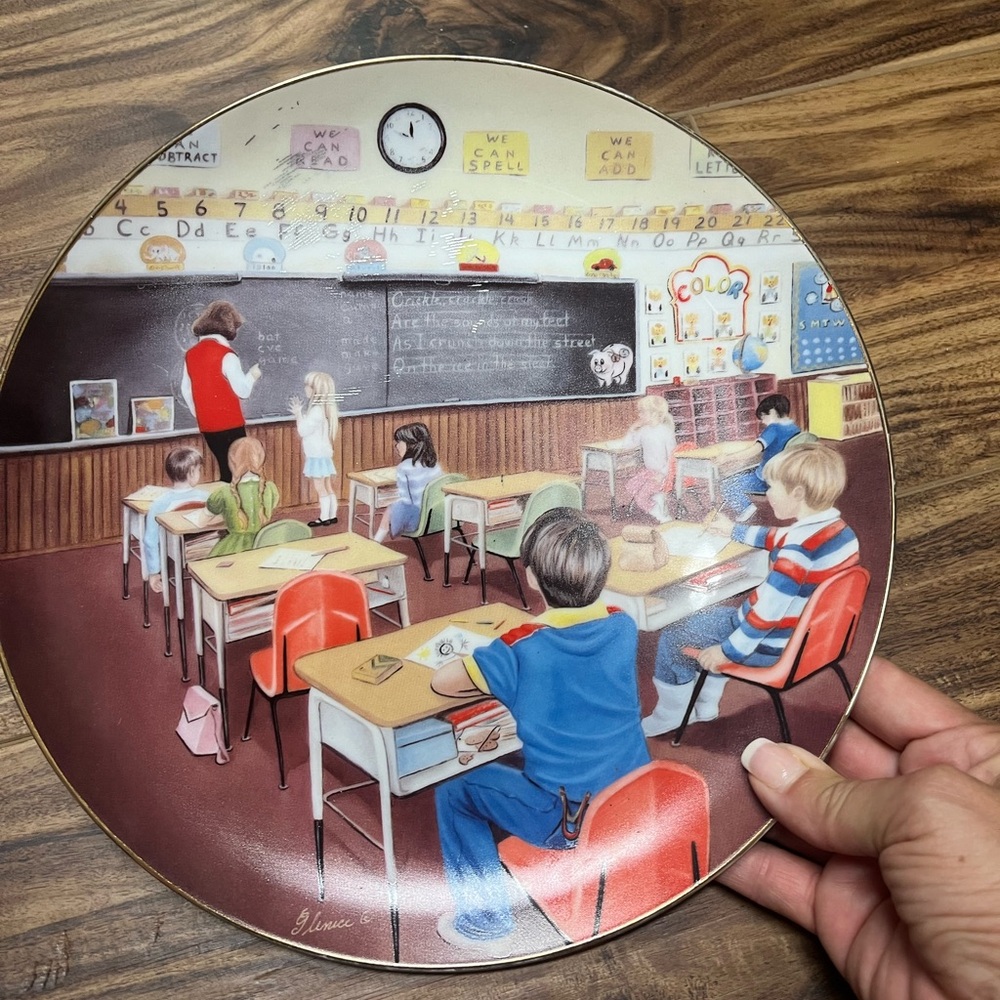 Celebrity Impressions 2nd plate in Professional Series, The Teacher plate #346